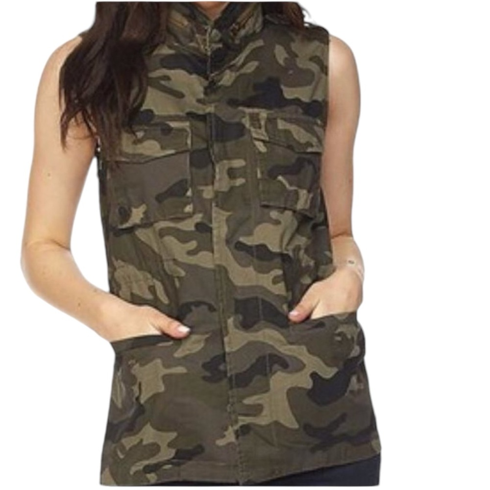 Love Tree Camo Green Military Army Utility Vest w/Front Pockets NWT Size XL - Picture 4 of 16